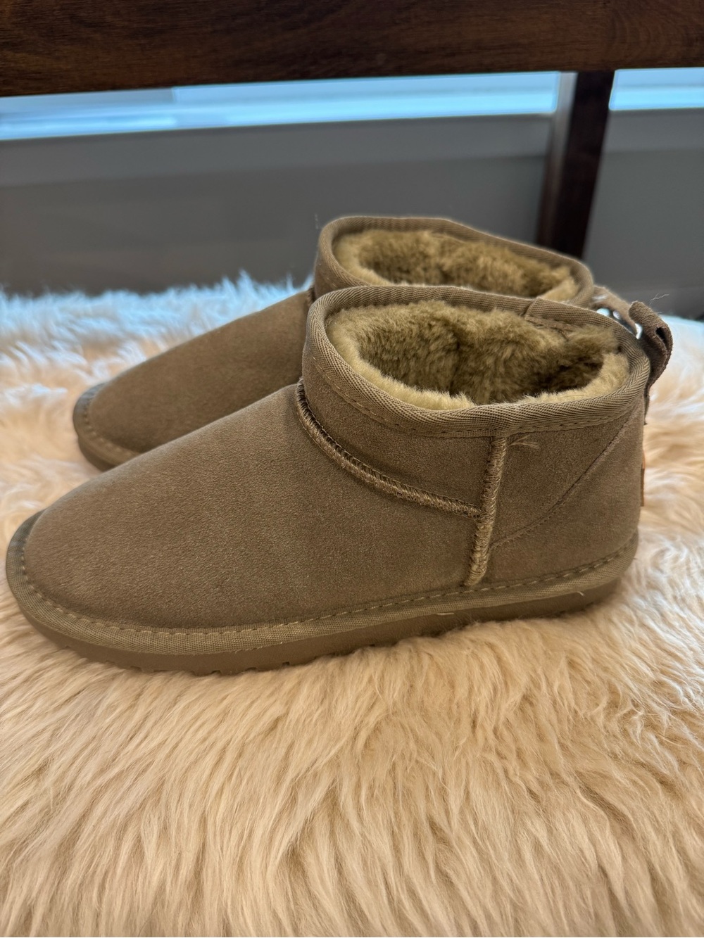 Shearling ankle boots